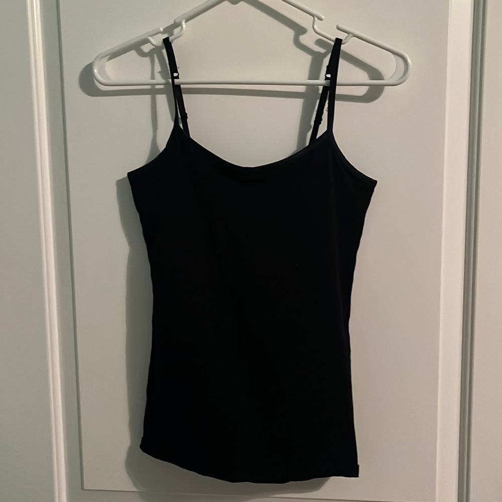 Black tank top